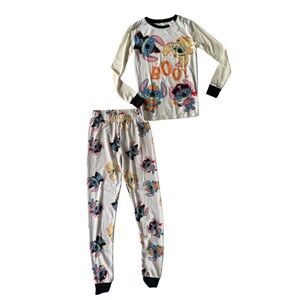 Disney Stitch Halloween 2 PC PJs Youth 12 NWT Family Matching Sleep Sets Target
